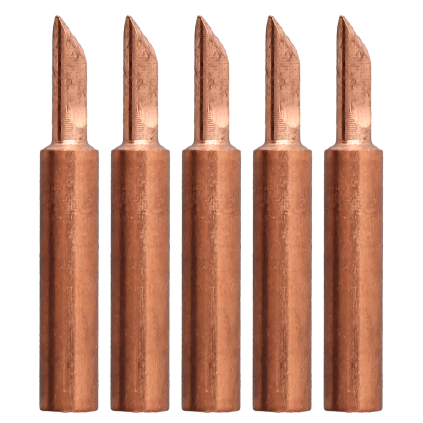 5pcs 900M-T Pure Copper Soldering Iron-Tips Lead-Welding Solder Tip 933.907.951 High-Quality-Tool-Accessories