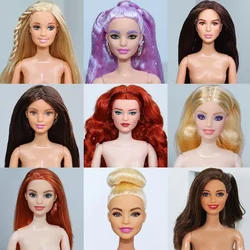 Bonecas Barbie princesa nua para meninas, brinquedos de vestir, articulações móveis com o corpo principal, cabelos coloridos, casa de jogos, moda, 1:6, 30cm