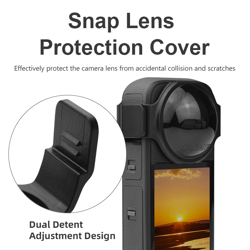 Funda De Silicona TINGYR Para Insta360 X3 – Protección Antiarañazos Y Ajuste Perfecto (Negro)
