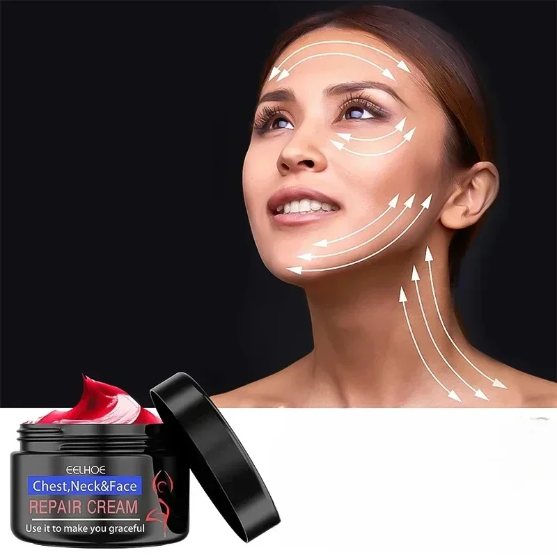 Neck Lines Protein Cream Collagen Neck Face Lifting Firming Lightening Smoothing Lotion Moisturizer Neck Rejuvenation Cream