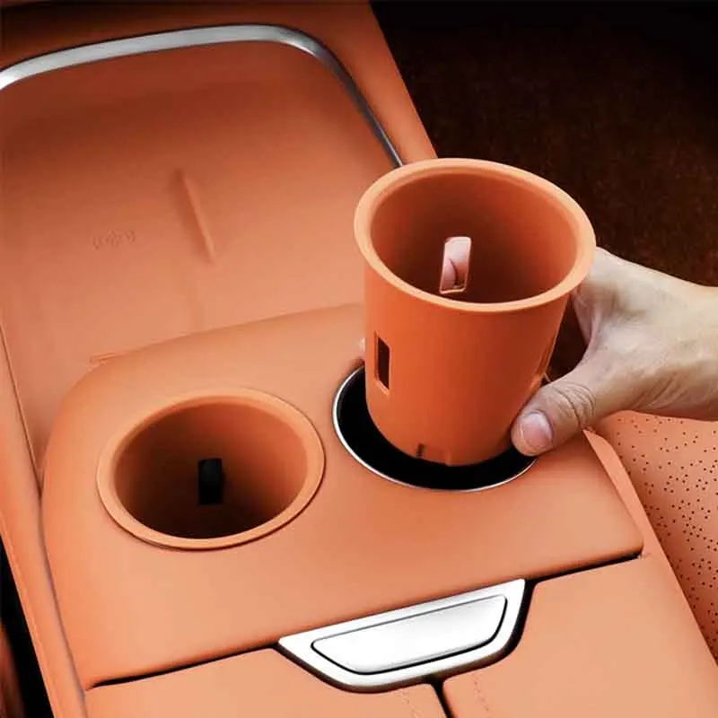 For Changan Deepal S07 2023-2026 Fully Wrapped Central Control Cup Holder Edge Heightening Water Cup Holder Accessories
