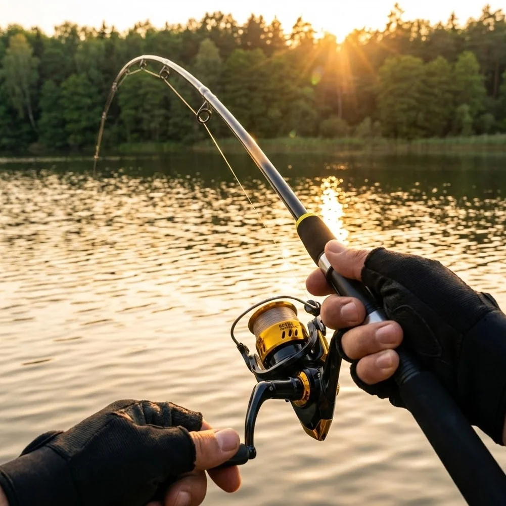 for versatile Fishing Rod For Various Environments Fishing Rod 5.2 1 Reel 240*1.6*0.2cm Short Fishing Rod FRP Material