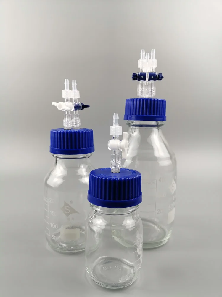 

With Switch Valve Buffer Bottle Negative Pressure Suction Replenishment Glass Vacuum Replenishment
