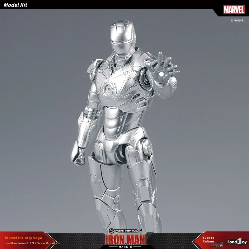 

Официальный лицензированный комплект брони «Железный человек» FondJoy, масштаб 1/12, коллекционная фигурка ручной сборки с подставкой для дисплея, подарок на день рождения