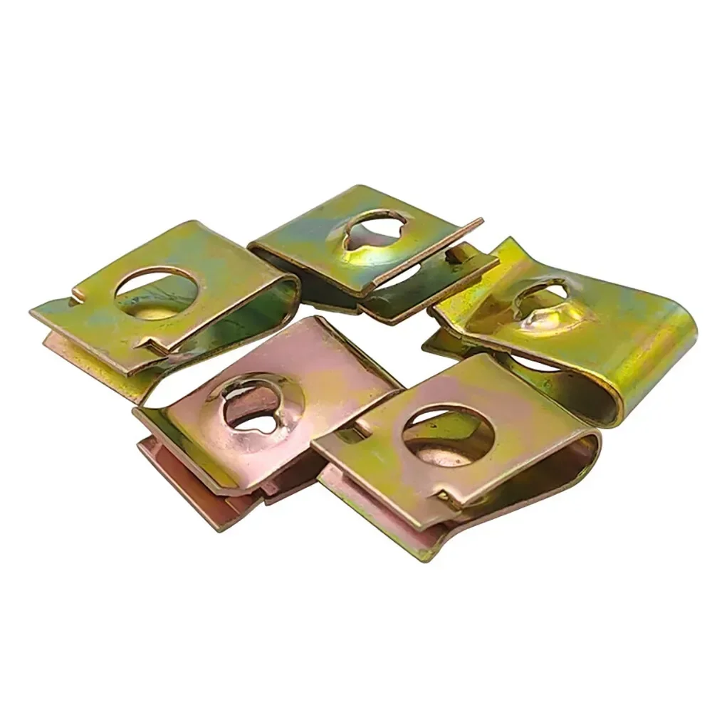 110 قطعة U-كليب السحابة مجموعة M6-M12 ورقة الربيع المكسرات للسيارة/الشاحنة/دراجة نارية قطع غيار السيارات إصلاح