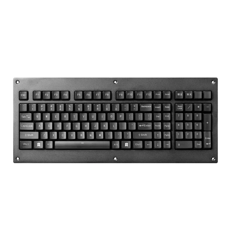 

Rugged Industrial Mechanical Keyboard Metal Keyboard with Numeric Keypad for Automation Device