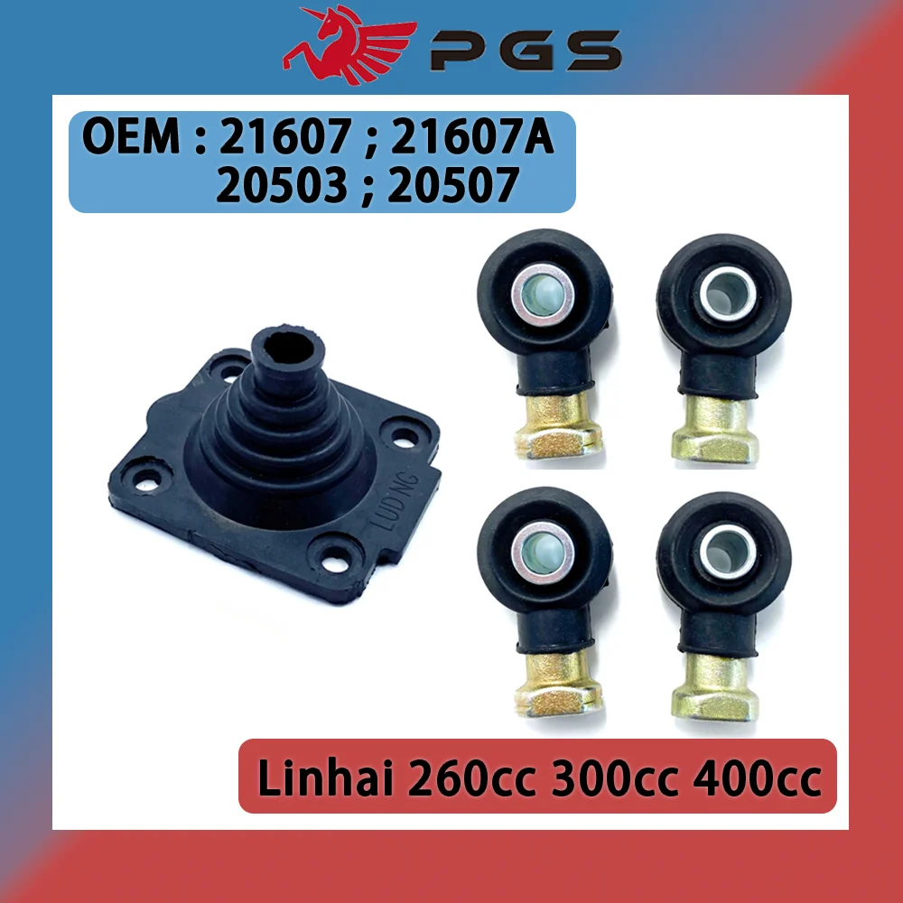 

Original Serum Cap BOOT and Ball Joint Tie Rod End A and B For Linhai 260 300 400 ATV 21607 21607A LU019337 20503 20507 LU019055