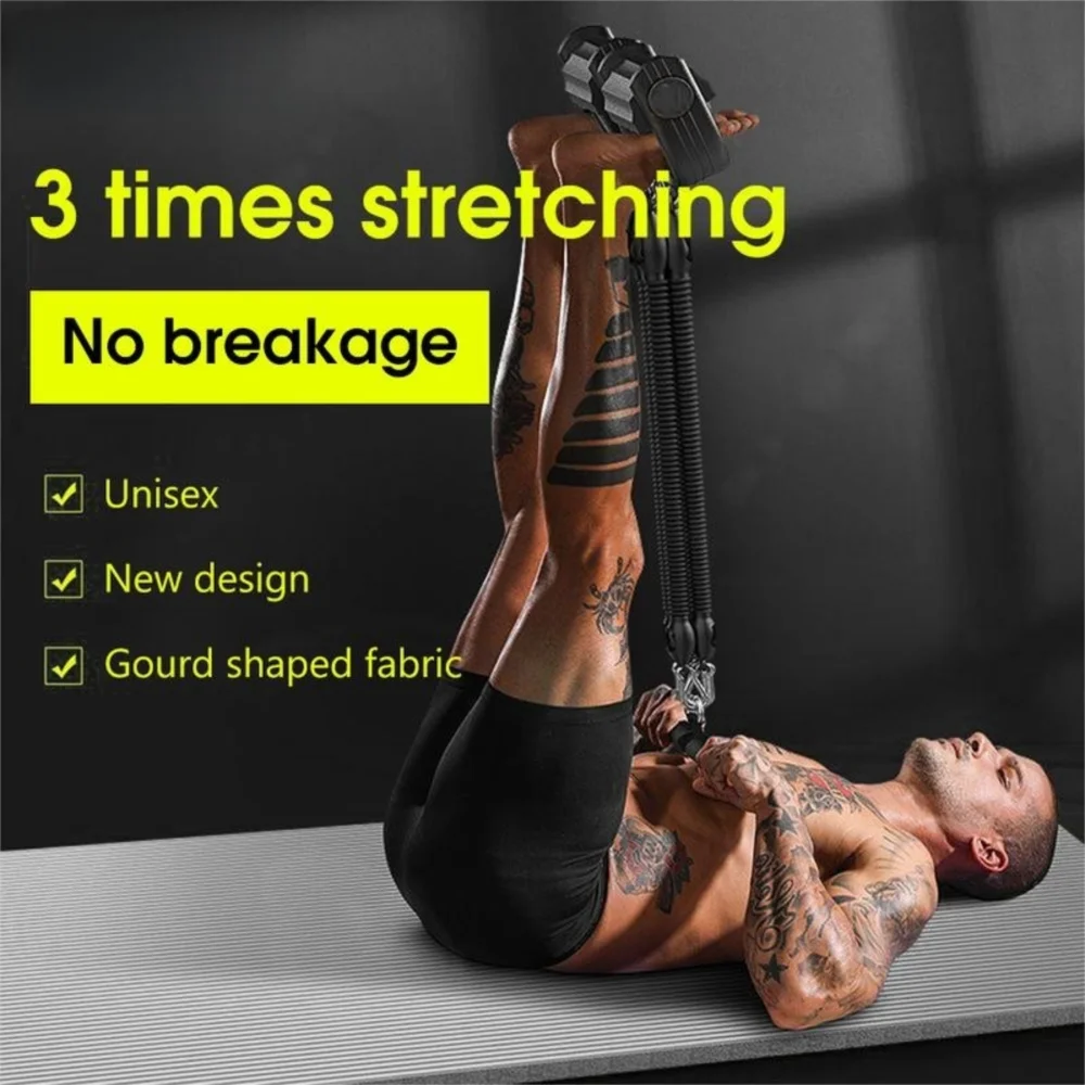 

Многофункциональная натяжная веревка для фитнеса с ручками, регулируемая растягивающаяся веревка для йоги, нескользящая натяжная педаль, съемник лодыжки