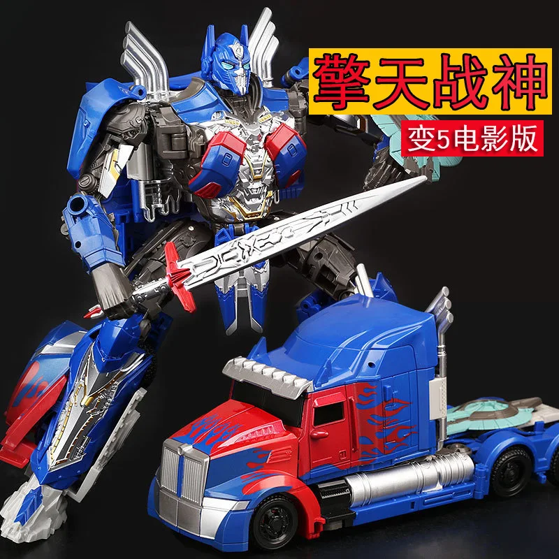 TAIBA  Transformation Toys YS01 Truck OP Movie Version Restore and Enlarge Robot  Model Movable Dolls Collection Gift Boy