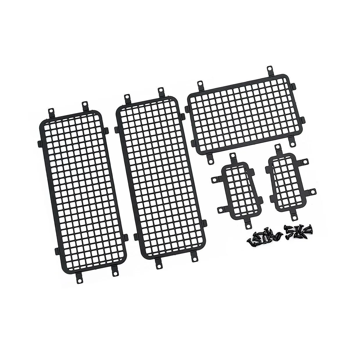LCX Racing 1/18 RC Crawler Car Stainless Steel Window Protective Mesh Net for Traxxas TRX4M Upgrades Parts Accessories