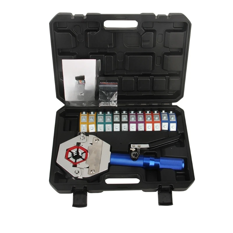 

Upgrade Automotive Air Conditioning Portable Pipe Press Small Hydraulic Crimping Machine Pipe Connector Clamp