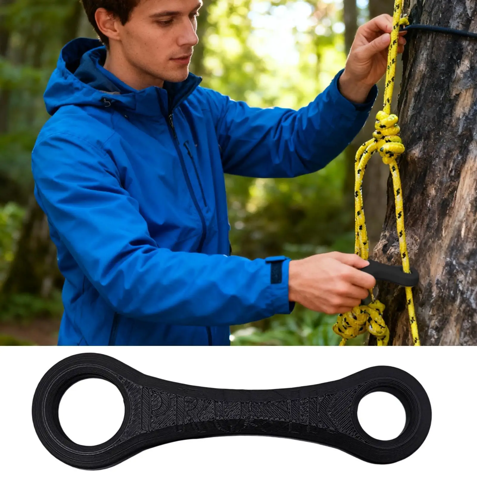 

Паракордовый кулачковый замок с 3D-печатью, регулируемый регулятор узла для уличного снаряжения, уличный регулятор узлов для пляжных путешествий