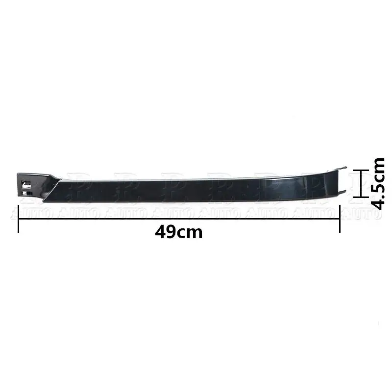 R-AUTO 1638260177 Front Upper Cover Strips Headlight Lower Filler Panel Molding Trim For Mercedes Benz W163 ML320 ML350 ML430