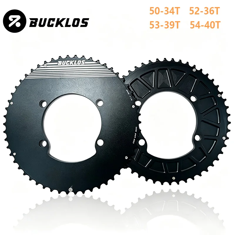 BUCKLOS Road Bike Chainring 11/12 Speed 110 BCD Bicycle Chainwheel 50-34T 52-36T 53-39T Double Chainring for SHIMANO 105 R7000
