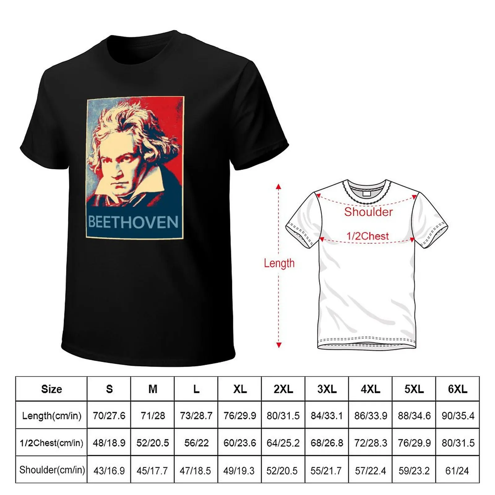 Beethoven T-Shirt boys animal print hippie clothes sublime Short sleeve tee men