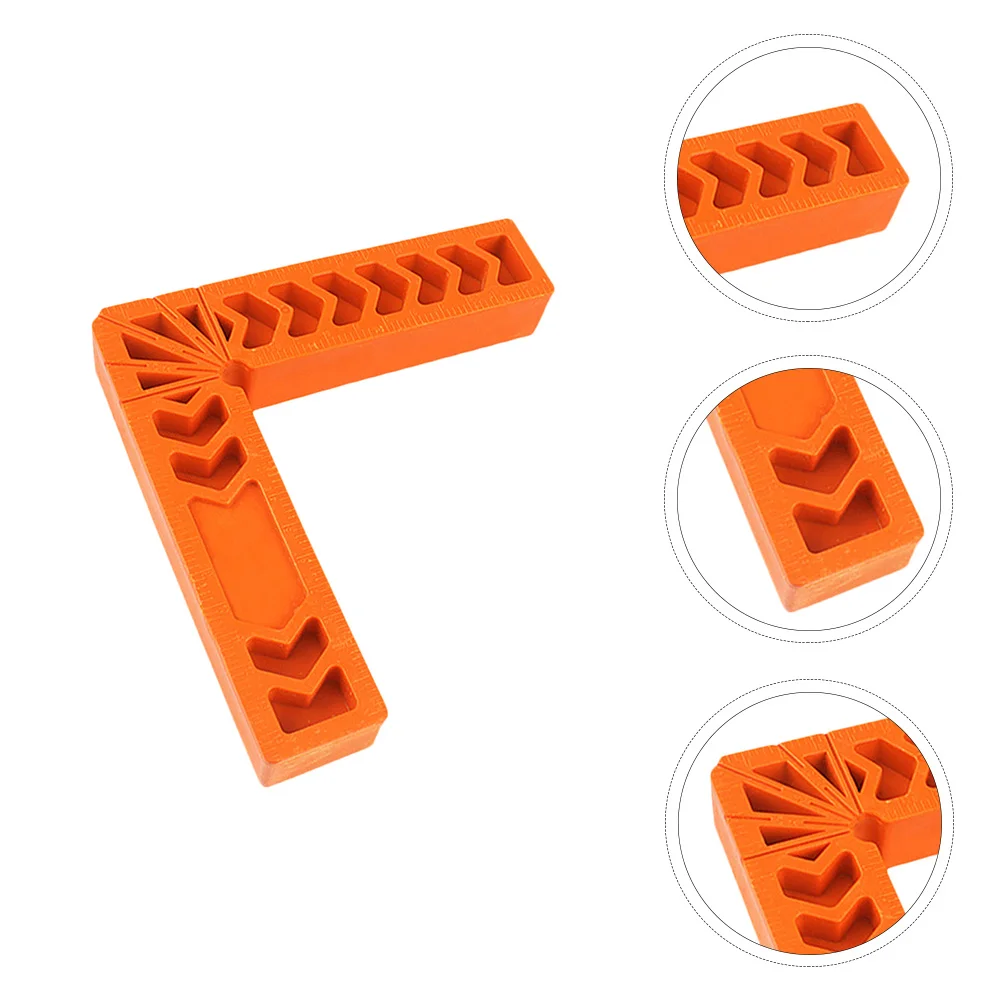 1pc Right Angle Ruler Fixator 90 Degree Plastic Measuring Tool For Woodworking Carpenter Square Diy Construction L-Square Ruler