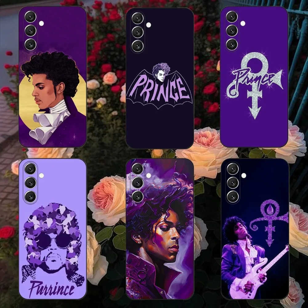 Prince Singer Rogers Nelson Phone Case For Samsung Galaxy A13,A21s,A22,A31,A32,A52,A53,A71,A80,A91 Soft Black Cover