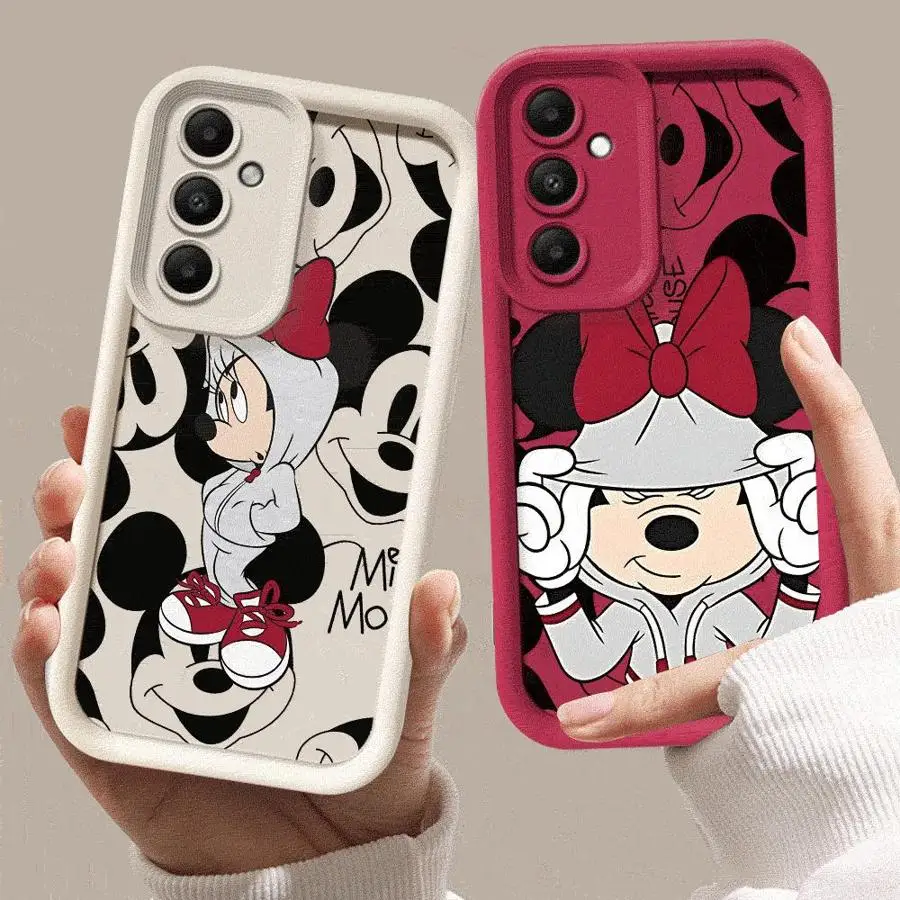 Disney Mickey Minnie Mouse Case for RealmeNarzo50 GT3 C67 GT Master C55 C53 C31 C20 C30 C35 C33 C21Y C21 C12 12 11 8S 7i Cover