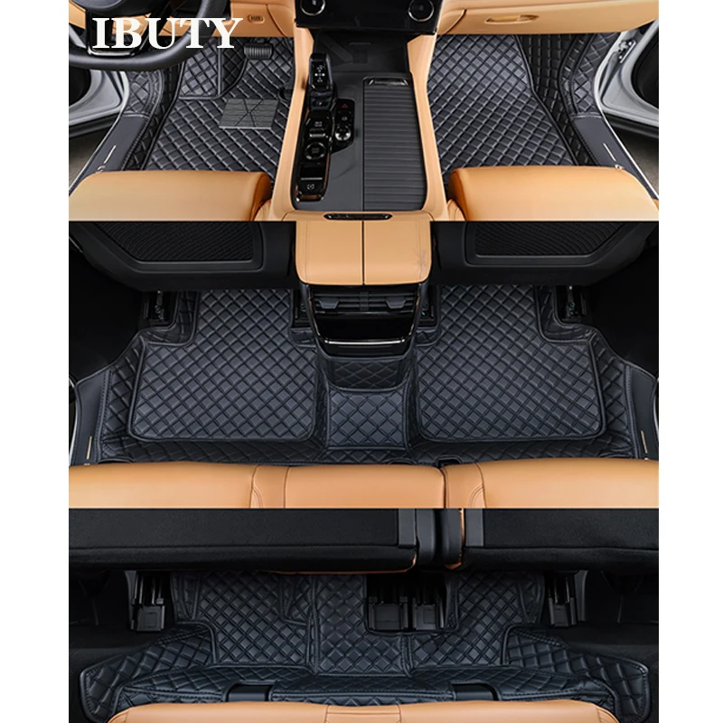 

For LYNK&CO 09 2023-2024 Seven Seats Car Floor Mats Interior Lining Pads Footpads Front Rear Row Anti-dirty Protector Cover