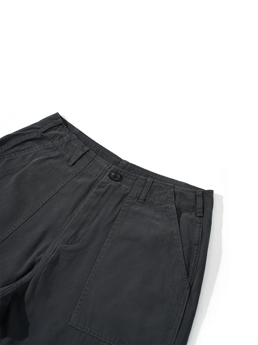 American Retro Overalls Men's Loose Straight Casual Ami Khaki Deck Pants Trousers