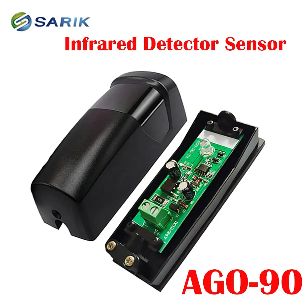 Photocell Sensor for Gate Opener Universal Outdoor Infrared Beam Sensor Sliding Gate Opener
