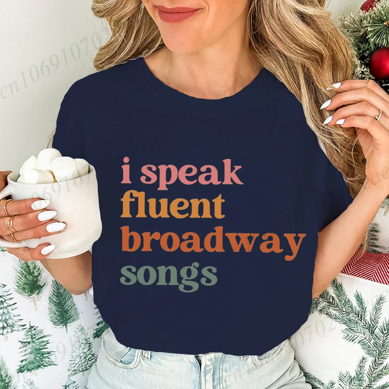 I Speak Fluent... Print Women T-Shirt,Drama Acting Graphic Tee Tops,short Sleeve T-Shirts,summer Fashion Shirts,Women's Clothing