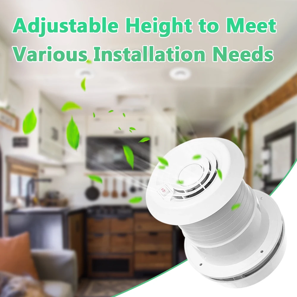 12V RV Strong Wind Mushroom Head Exhaust fan RV Caravan Car Motorhome Roof Vent Ventilation Cooling Exhaust Fan