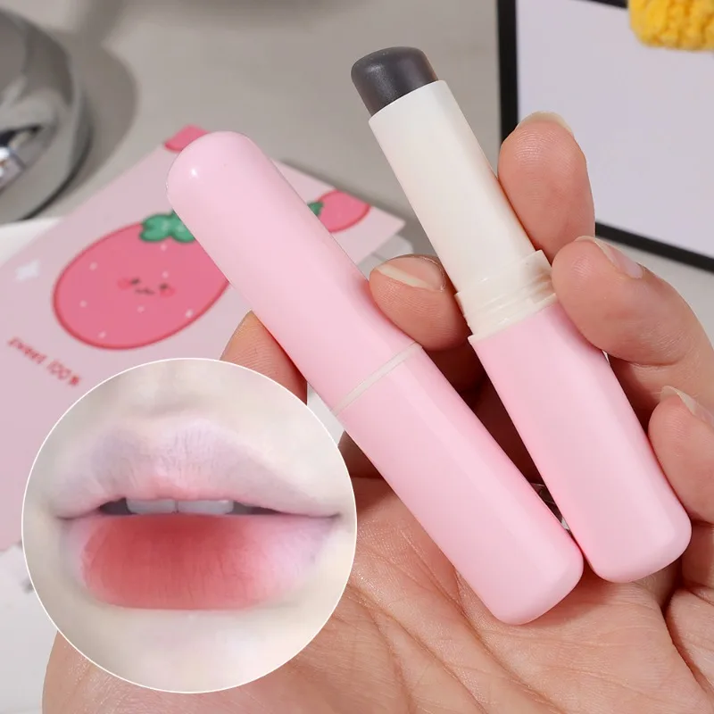 Pinceau portable en silicone avec couvercle, tête ronde, applicateur de rouge à lèvres, pinceaux de maquillage Jules, outil cosmétique, pinceau correcteur multi-usage