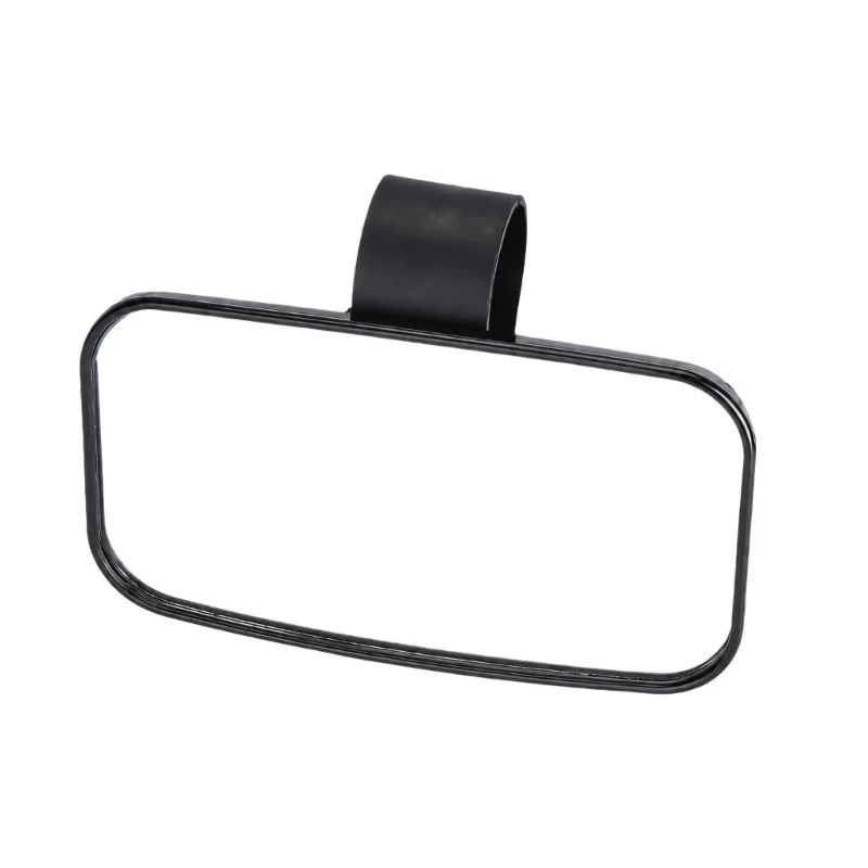 A2UC UTV Rear View Mirror with Clamp-On Bracket for Round Roll Bars