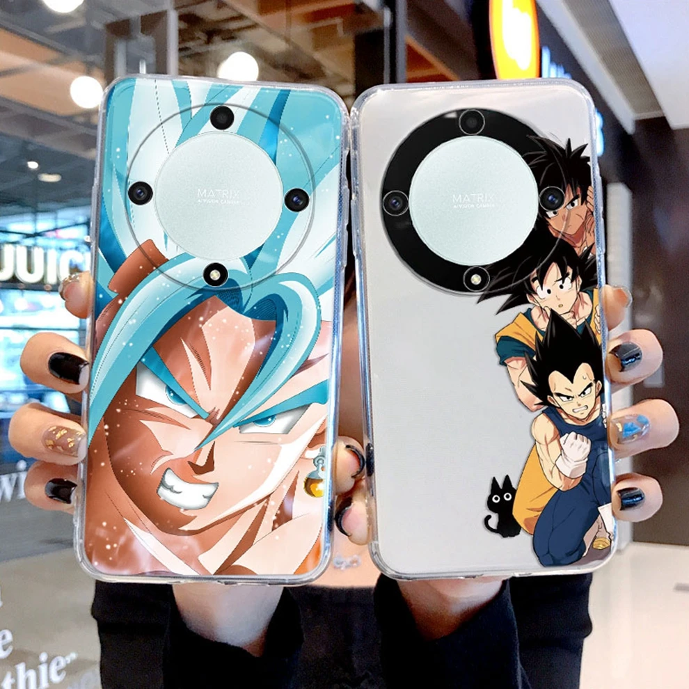 Cartoon Dragons Son-Gokus Case For Honor X9a 5G Magic 5 Lite Soft Silicone Transparent Back Cover For HonorX9A Magic5 Lite 6.67