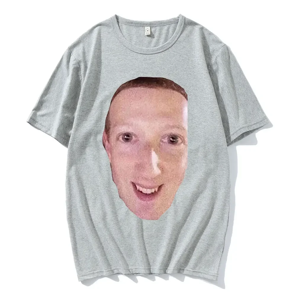 Cursed Zucc WomenT Shirt Cursed Meme Facebook Meme Mark Zuckerberg Short Sleeve T Shirts Female Tops Streetwear