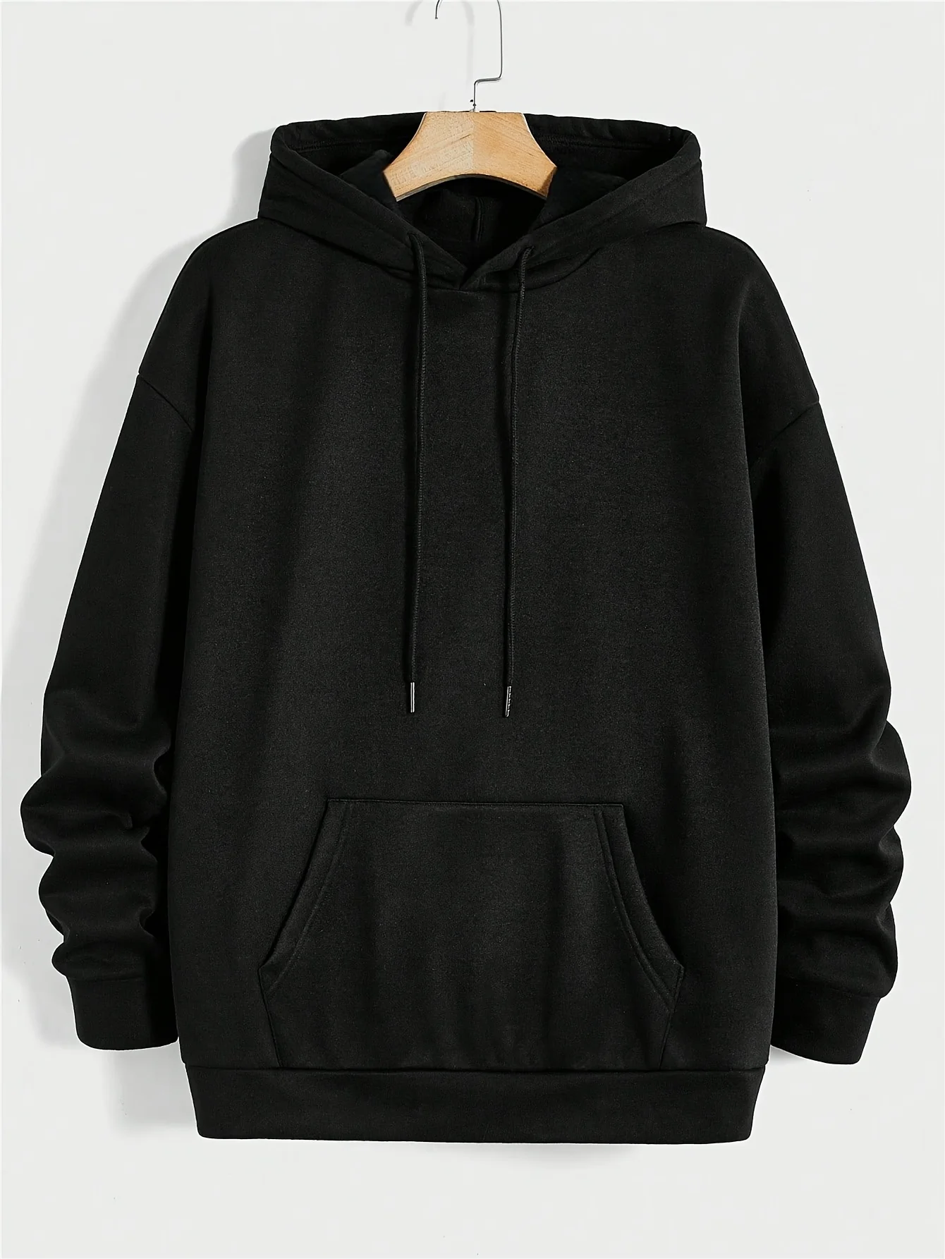 Sudadera con capucha casual simple para hombre, elegante, cómoda, Otoño Invierno