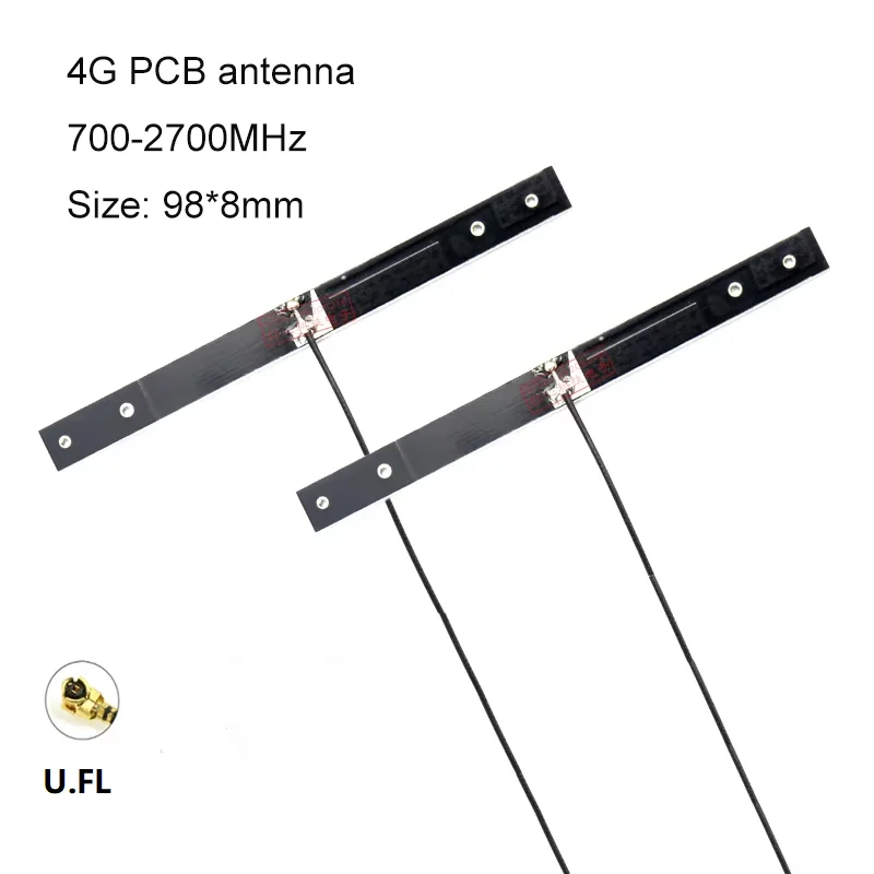 2 piece 4G internal PCB antenna 12cm cable length U.FL IPX connector for Minipcie LTE module SIM7600E-H SIM7600G-H EG25-G EC25-E