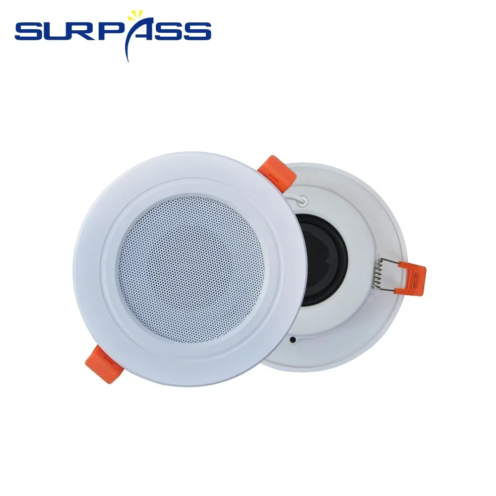 3 Inch 10W audience Full Range Speaker Moisture-proof Ceiling Speaker Fashion Passive Music  Loud Home Audio  System for Kitchen