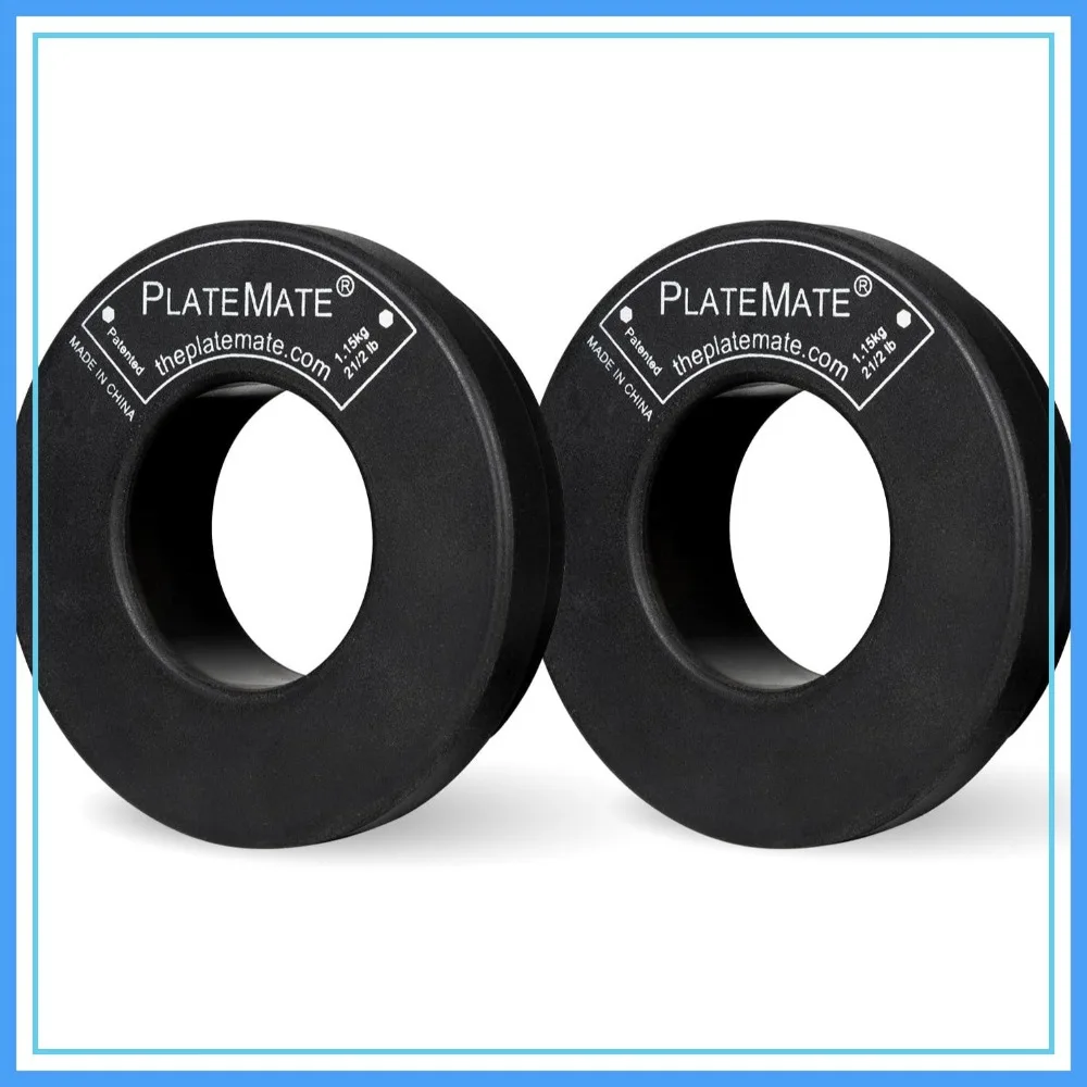 

Magnetic Donut Weights 2.5 lb Pair - 5 lb Total for Dumbbells, Microloading Add-On