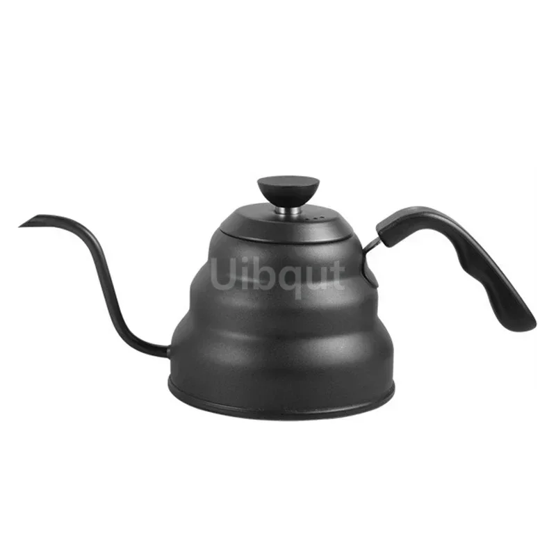 إبريق قهوة مخمر يدويًا 304 من الفولاذ المقاوم للصدأ وعاء ناعم الفم مرشح بالتنقيط غلاية طويلة منقار غلاية الماء الساخن وعاء معلق على الأذن على شكل سحابة