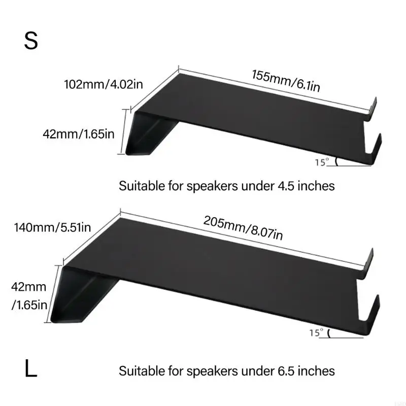 Montagens alto -falantes Raise alto -falantes significa 4,5 6,5 polegadas projeção som otimizada e pegada mínima