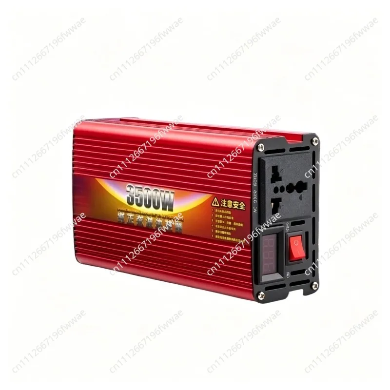 Pure Sine Wave Vehicle Inverter 12V 24V To 220V Conversion Home Truck Battery High Power Converter