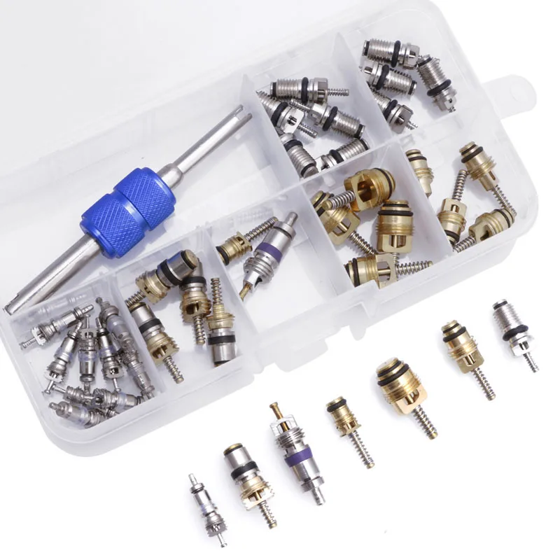 

39Pcs R12 R134A Valve Core Remover Kit for Car AC and Tire Valve Repair