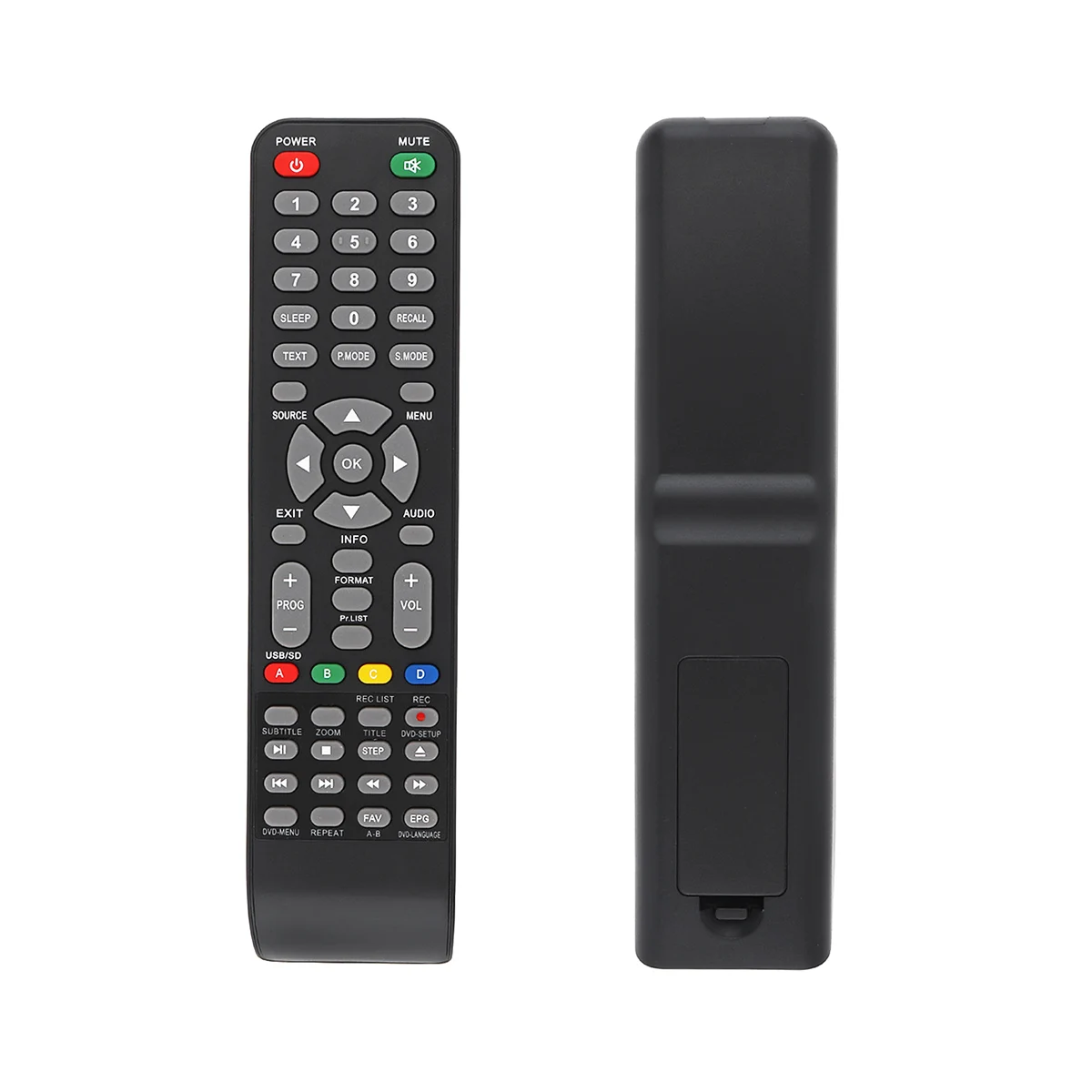 

IR 433MHZ Replacement TV Remote Control with Long Remote Control Distance Suitable for V IANO / LCD / DVD / C O MBO