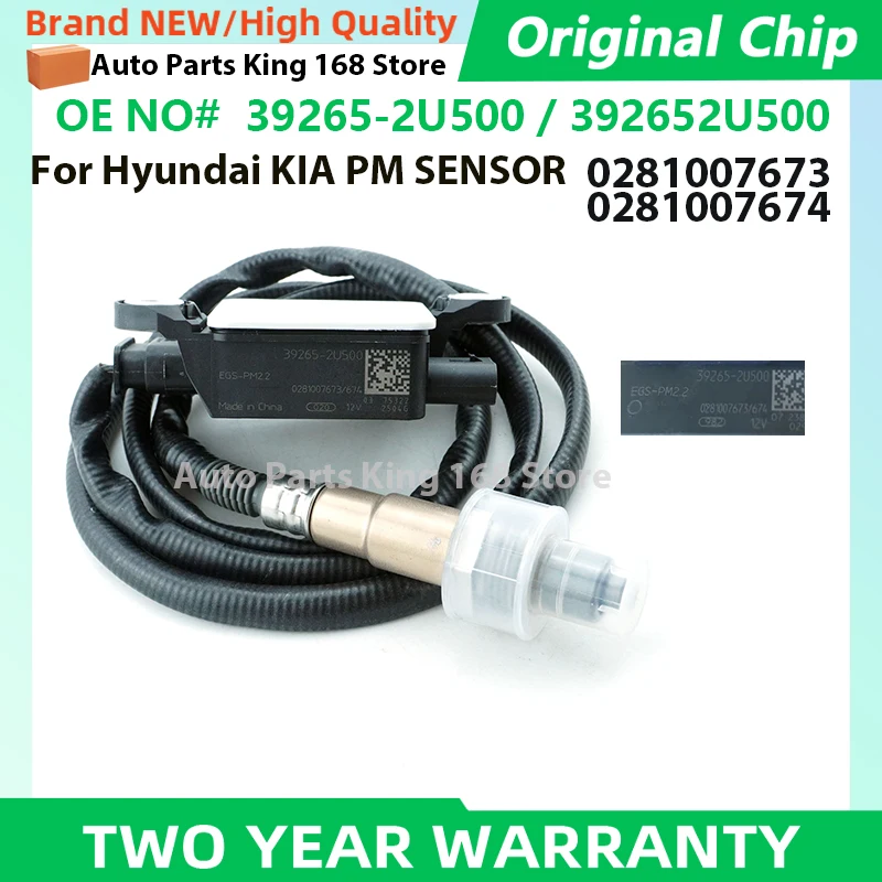 

39265-2U500 392652U500 Diesel Exhaust PM Particulate Matter Sensor For Kia Optima JF 1.6 CRDi D4FE 0281007673 0281007674