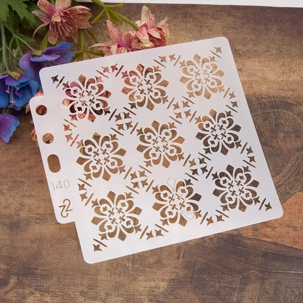 Flower Pattern DIY Layering Stencils Wall Painting Scrapbooking Coloring Embossing Crafts Decoration Paper Card Cake Template