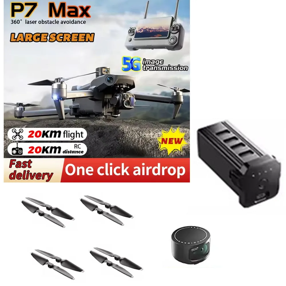 P7 Max Drone Battery 11.4V 4500mAh Li-Poly / Propeller Blade / For P7 Max Drone Accessory P7 Max Drone Parts  ﻿