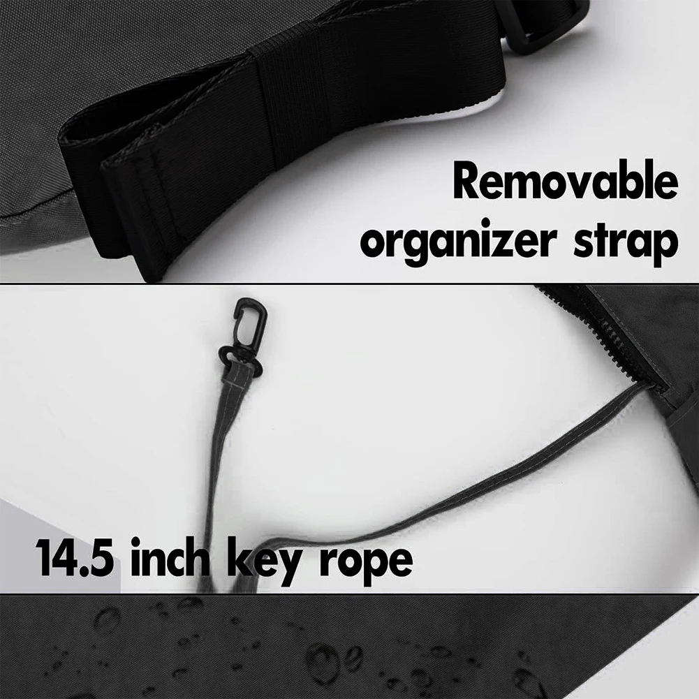 حقيبة كتف من النايلون على شكل هلال للنساء والفتيات حقيبة إبط عصرية محفظة صلبة تحت الإبط وحزام قابل للتعديل للتنقل والاستخدام اليومي