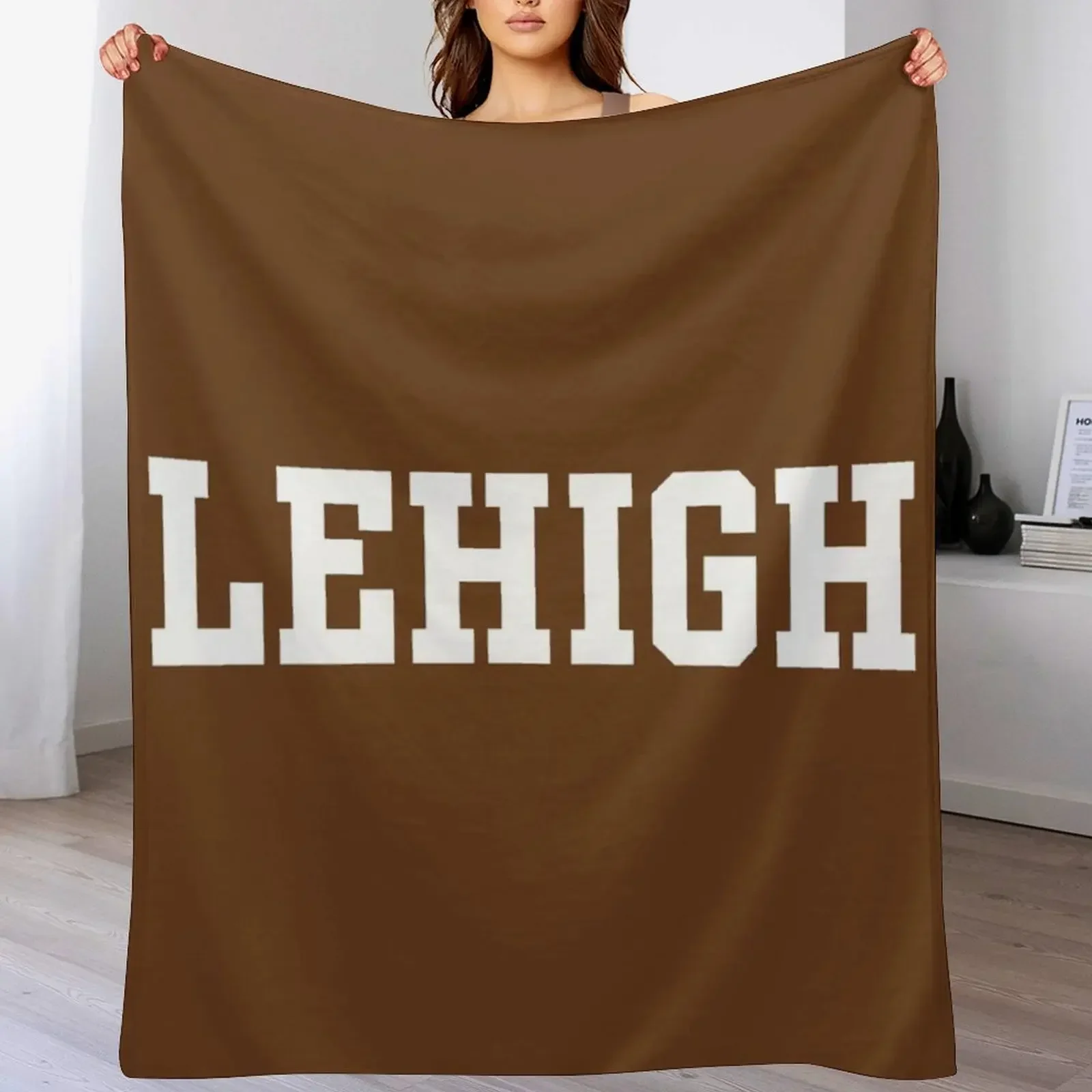 Lehigh Mountain Hawks Wordmark Throw Blanket Soft Beds for babies Weighted wednesday Blankets