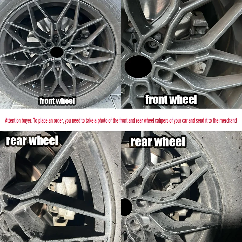 Per BMW X5 F15 2016 Le coperture protettive personalizzate per pinze freno realizzate in materiale in lega di alluminio sono richieste