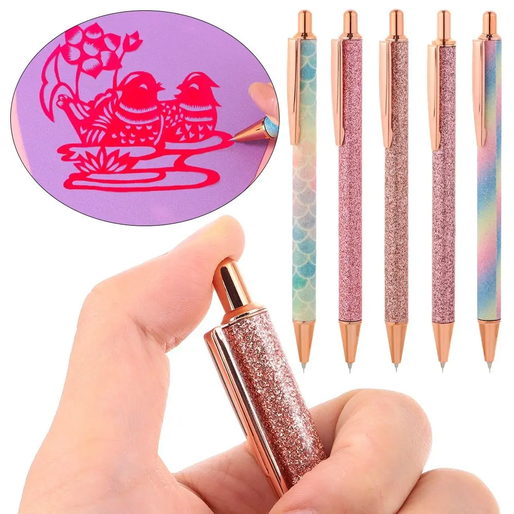 Glitter Fine Point Weeding Pin Pen Iron-on Project Cutter per strumento di diserbo