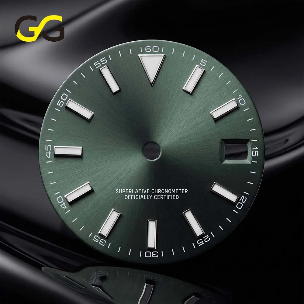 High End 28.5mm Dial Single Calendar BGW9 Luminous Dial Suitable for NH35 Movement Watch Replacement Part