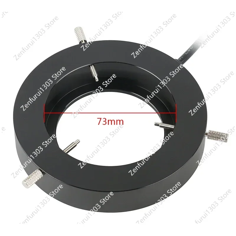 64pcs 144pcs LED Ring Light Adjustable 4 Zones Control Illuminator For Industry PCB Solder Digital Camera Trinocular Microscope