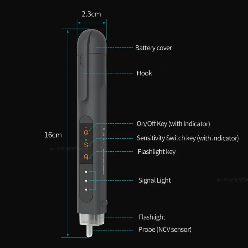 Xiaomi JM-G2704 Mini Electric Test Pen Non-Contract Cordless Electricity Detectors Smart Non-Contact Voltage Tester Pen Meter